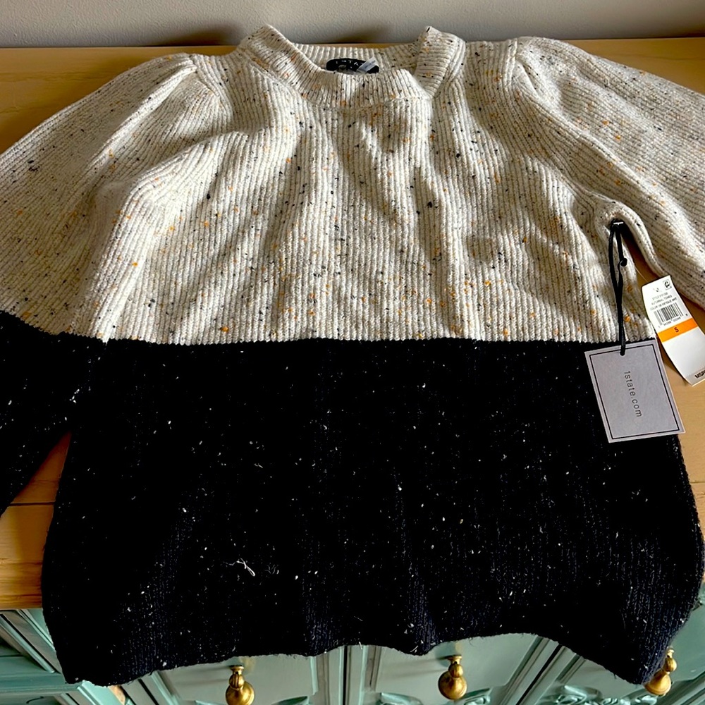 Brand New 1. State two tone sweater.
